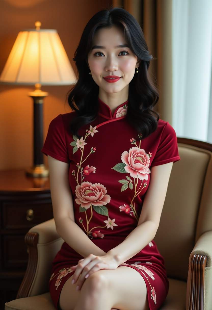 两个人在暖色厨房中准备晚餐